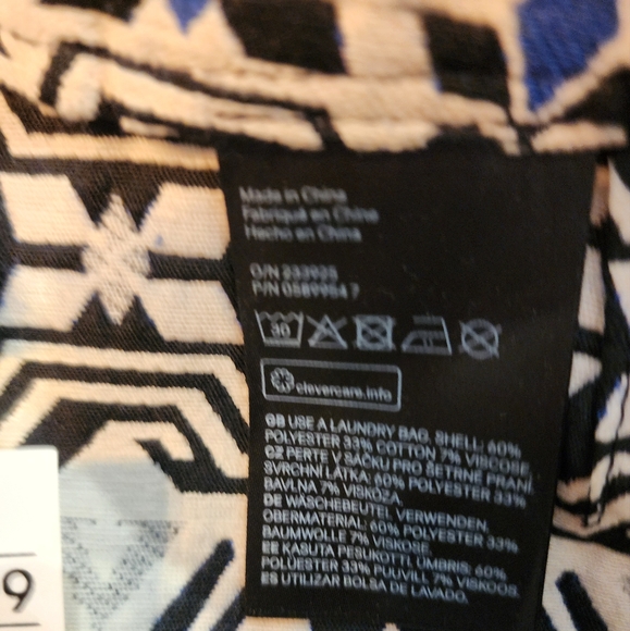 H&M Geometric Woven MIni Skirt Size 6 New With Tags - Picture 5 of 5